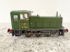 BACHMANN CLASS 03 DIESEL SHUNTER BR PLAIN GREEN LATE CREST D2011 DCC FITTED