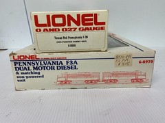 LIONEL 6-8970 & 8060 MPC ERA PENNSYLVANIA TUSCAN F-3 ABA diesels! TESTED! LN!