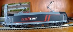 Piko 57272 HO gauge DB BR 185 / Bombardier Traxx in black Mitsui / Crossrail