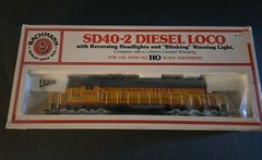 Bachmann Union Pacific SD40-2 Diesel #3808 Reversing Headlights & Blinking Warni