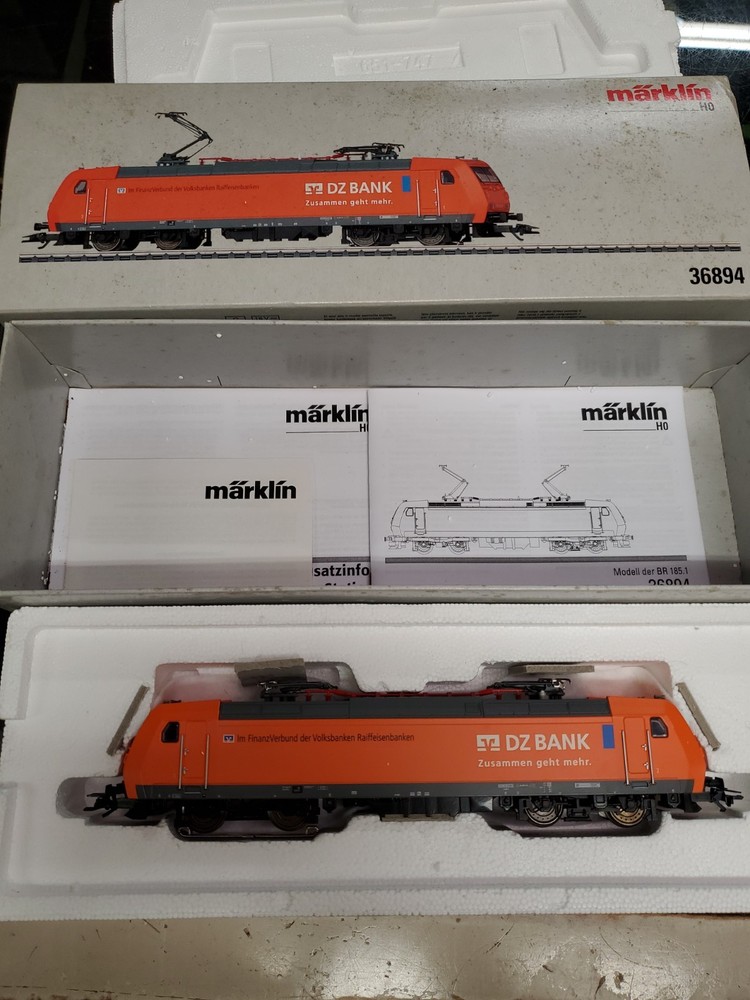 Marklin HO DZ BANK BR 185.1 electric locomotive 36894 NIB VERY RARE BOX 6A