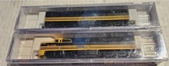 Life-Like N Scale Alco PA & PB Diesel Set D&RGW #600 Powered #601 Dummy