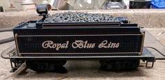 Bachmann Big Hauler -Royal Blue Line Coal Tender + Tested Working