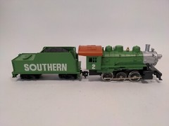 TYCO HO SOUTHERN RR 0-6-0 SOU #2 Steam Locomotive Engine & Tender TESTED