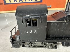 Very Nice Lionel Original Postwar BOXED #623 Santa Fe Diesel Switcher in Black