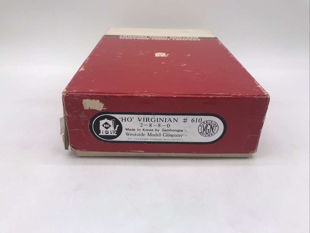 HO Scale Westside Model #610 2-8-8-0 Virginian CBN