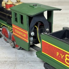 Franklin Mint Vintage Train Set Franklin Loco 88 Tender Steam Engine