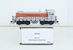 HO Scale Atlas 8712 Western Pacific Alco S-2 Diesel Switcher #553 Kadees
