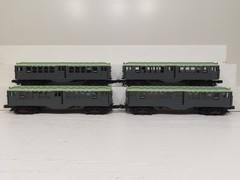 MTH 30-2756-1 Metropolitan Two-Tone 4-Car LO-V Subway Set w/Protosound 2 LN