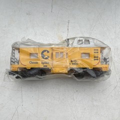 American Flyer Chessie System 9400 Caboose S Gauge Scale 1:87 Yellow Gray Black