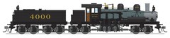 BROADWAY LTD. HO CLASS D 4 TRUCK SHAY DC/DCC READY SOUTHERN #4000 PN 8254