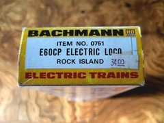 Bachmann 0751 GE E60CP Electric Locomotive ROCK ISLAND 4421 THE ROCK HO
