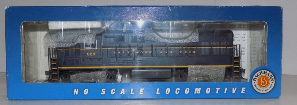 Bachmann HO Train Fairbanks Morse HI6-44 Diesel Locomotive B&O Cobalt Blue 64112