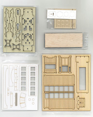 On30/Oe/On2-1/2 Scale Cosmic Iwaki Ford Model-T Gasoline Powered Railbus Kit 0e