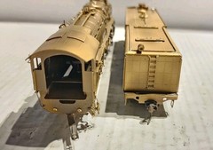 PFM United Scale Models HO Scale Brass 2-10-4 Steam Loco Santa Fe Undecorated