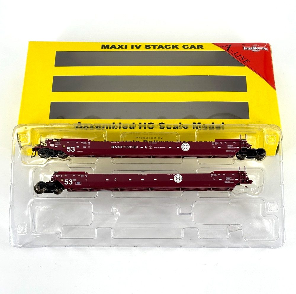 HO Intermountain A-Line 47362 BNSF Late Maxi IV Stack Cars BNSF 253539 FOR PARTS
