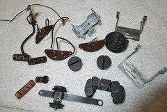 AMERICAN FLYER POSTWAR ASSORTED STEAMER PARTS ,LOTS OF GOODIES
