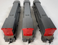 Lot of 3 Southern Pacific Diesel Locomotives 8634 HO Untested Used