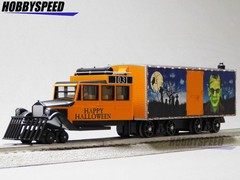 MTH RAILKING HALLOWEEN GALLOPING GOOSE w/ LEDs DIESEL O GAUGE 30-21320-1 NEW