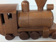 Wooden Locomotive Steam Engine