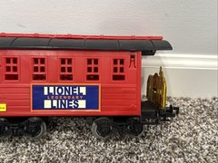 Lionel Christmas Train Boxcar Set Red Car Replacement Legendary Lines