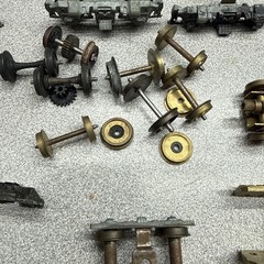 Vintage Locomotive and Passenger Trucks gears, Gear Boxes, Brass And Diecast Ho