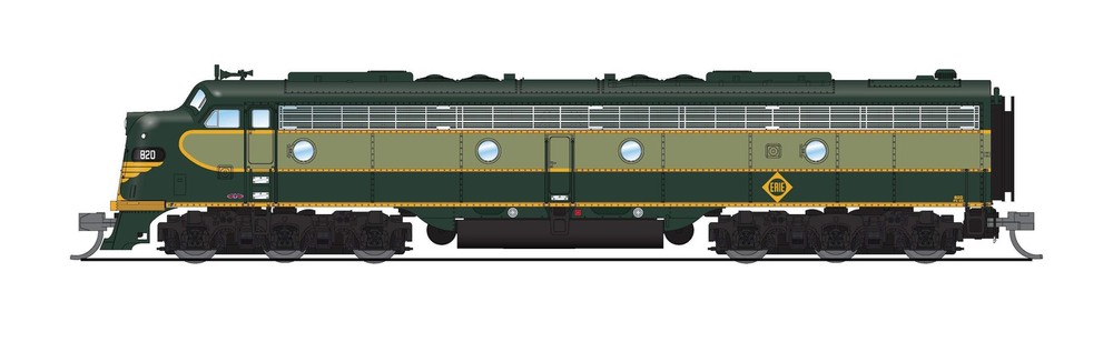 BLI 8839 EMD E8A, Erie 821, Two-Tone Green, ESU LokSound Sound/DC/DCC, N
