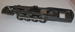 LIONEL #671RR YURBINE (1952) FRAME W/SIDE RODS,COLLECTOR ASSEMBLY ETC