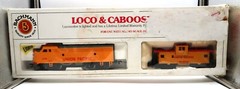 Bachmann HO Scale Loco & Caboose Combo Union Pacific 866 Untested