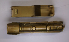 HO Key Imports brass AC&Y 2-8-2 Mikado steam engine in orig box (lot BB457)