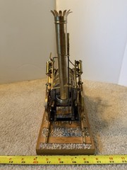Rare! Stephenson’s Rocket diecast model Steam Engine, Train shelf model.