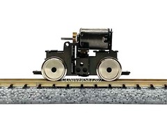N/HOn30/HOe/009 Gauge Aru-Model N20B Locomotive Power Drive Chassis Φ8mm Engine