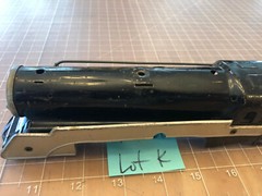 O Train Hafner Overland Flyer Black 1010 Locomotive Engine SHELL Only Part Lot K