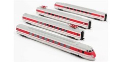 Rivarossi HR2575 ETR 450 Electric Locomotive Set 4pcs HO 1:87