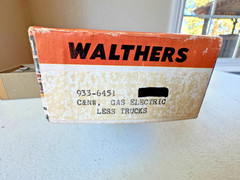 Walthers(part built) Kit #933-6451 HO Gas Electric Locomotive-C&NW-w/motor-runs