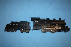 Lionel #1615 Steam Locomotive Switcher w/Slope Back Tender. Runs well. Repainted