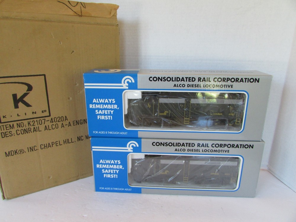 K2107-2020 & 4021 Conrail Alco AA Engines New Original Mailer B17