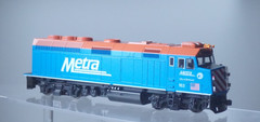 NOS KATO CHICAGO METRA 163 Elmhurst EMD F40PH Locomotive HO Scale – 37-6573