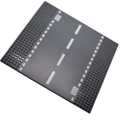 Road Base Plate Corner Compatible with Lego