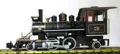 G SCALE BACHMANN 91114 PENNSYLVANIA 2-4-2 STEAM #3 ENGINE no tender
