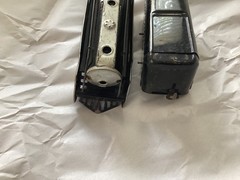 Postwar Black & Chrome Hafner Steam Engine & Tender from 1940s -1950s