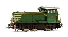 Rivarossi HR2931 245 Green Yellow Stripes, Without Side Handrails Brown Frame
