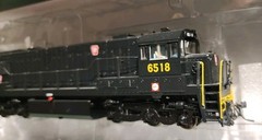 Korea Brass HO Scale Diesel GE U25C U252020 PRR #6518 No Sound