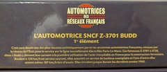 ATLAS AUTOMOTRICE BUDD Z3701 SNCF 2 PIECE SET STATIC DISPLAY MODEL