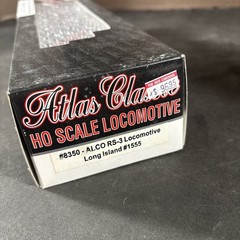 ATLAS CLASSIC HO SCALE LOCOMOTIVE #8350 ALCO RS-3 LOCOMOTIVE LONG ISLAND #1555