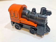 Rare No 1011 / No 1015 Pull Back Trains ~ Die Cast / Plastic
