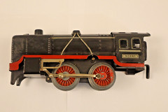 Vintage WWII Era Clockwork O Gauge US-Zone Germany #40281 Locomotive w/ Tender
