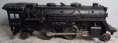 1949-52 VINTAGE LIONEL #1110 0-27 GAUGE METAL 2-4-2 STEAM LOCO NEEDS REPAIR