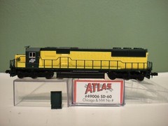 Atlas Model Railroad N Scale Locomotive – 49006 SD-60 Chicago & NW No #