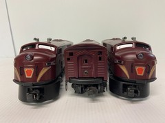 LIONEL 6-8970 & 8060 MPC ERA PENNSYLVANIA TUSCAN F-3 ABA diesels! TESTED! LN!